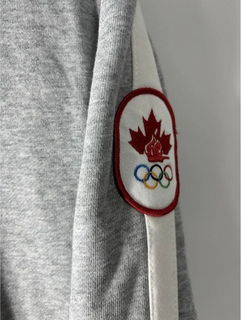 Hudson's Bay CO HBC Gray Sweatshirt Zip-up Men’s Medium - Picture 4 of 15